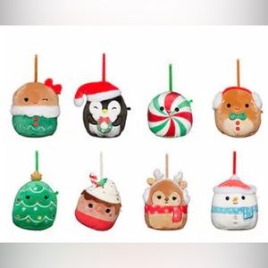 2023 Holiday Christmas Squishmallow Ornament Set